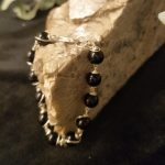Black Tourmaline & Silver Bracelet by Bella - Image 2