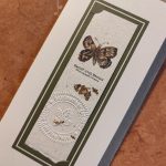 Bright-Eyed Brown Butterfly available as a bookmark card or print by Joanna Gair