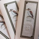 Kookaburra available as a bookmark card or print by Joanna Gair