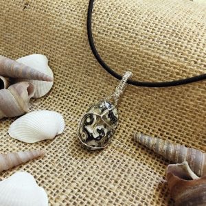 Tasmanian Agate (Natural) silver wire-wrapped by Niai Design