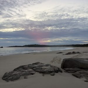 Sunset at Sand Blow Beach, Grassy, Tasmania